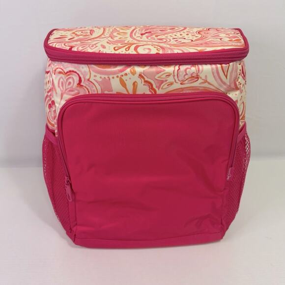 NWT Pink Paisley Thermal Backpack Bin9 main image 7